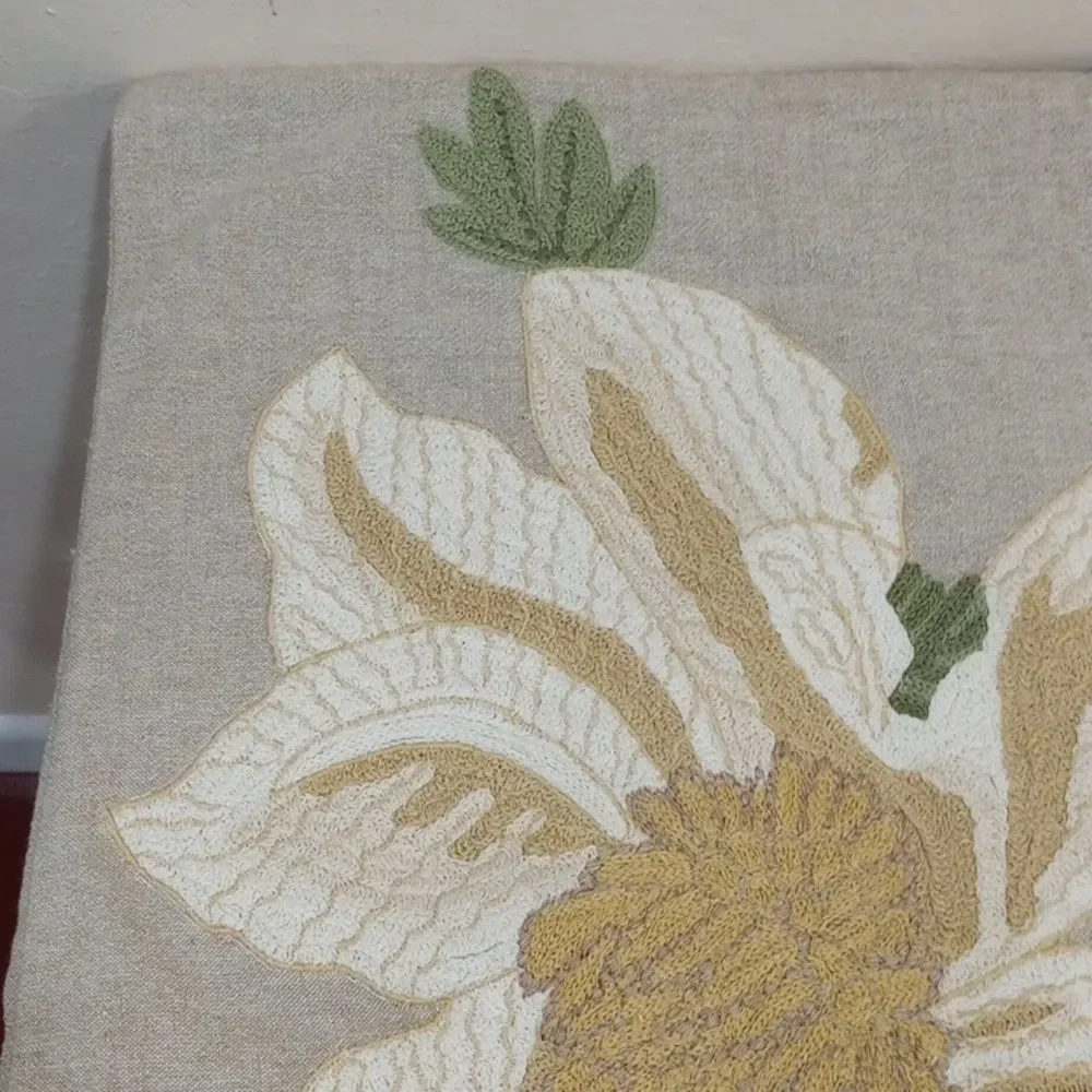Pottery Barn Bird And Flower Pillow Shams, Set Of 2, 24